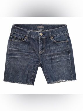 Jacob Denim Shorts Women Size 28 Dark Wash Cutoff Stretch Jean Shorts